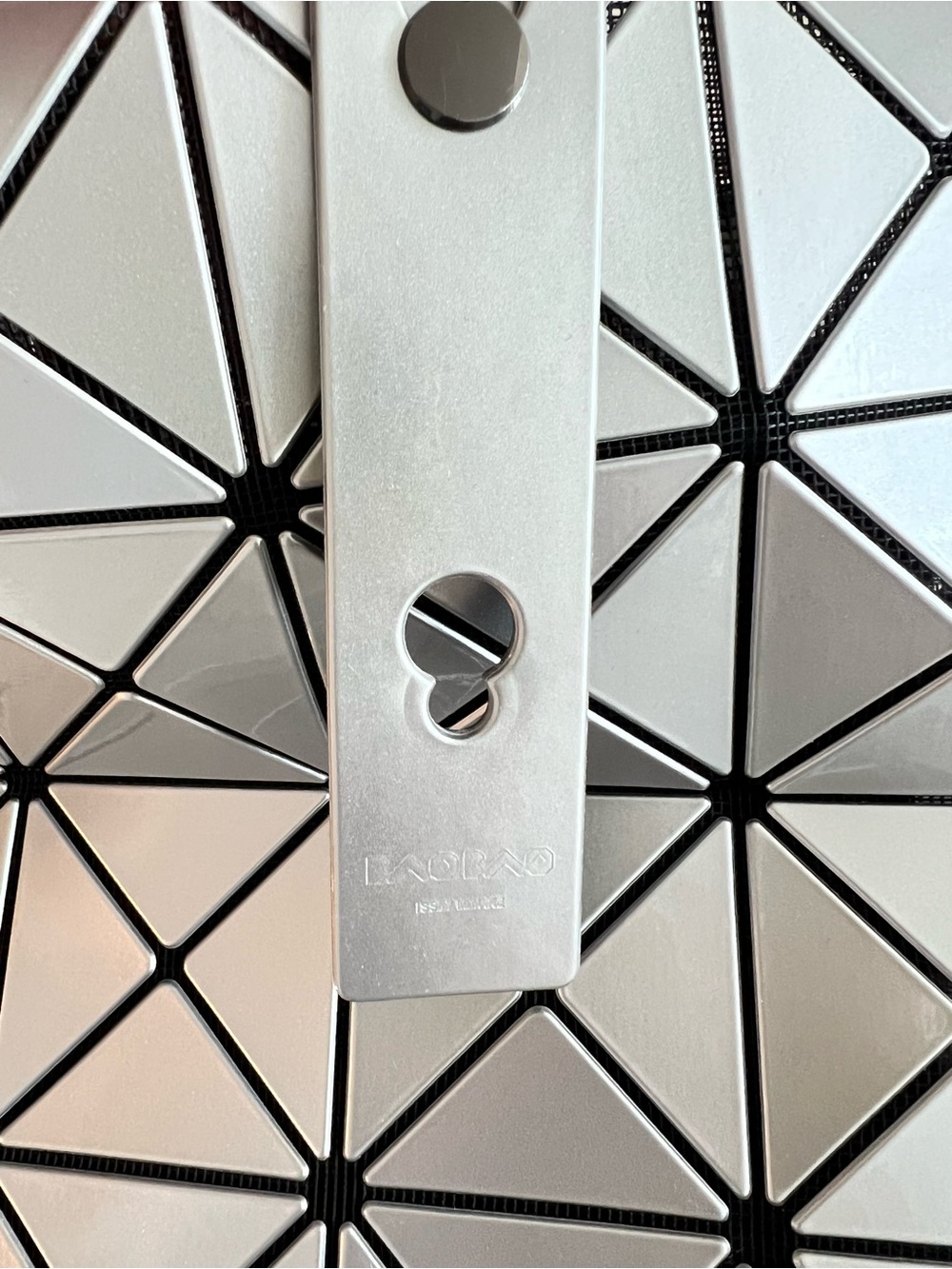 Issey Miyake Silver BAO BAO Geometric Tote - Picture 8 of 14